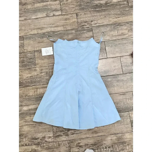NWT Alamour the label Blue mini Dress Size 4 - Picture 5 of 11